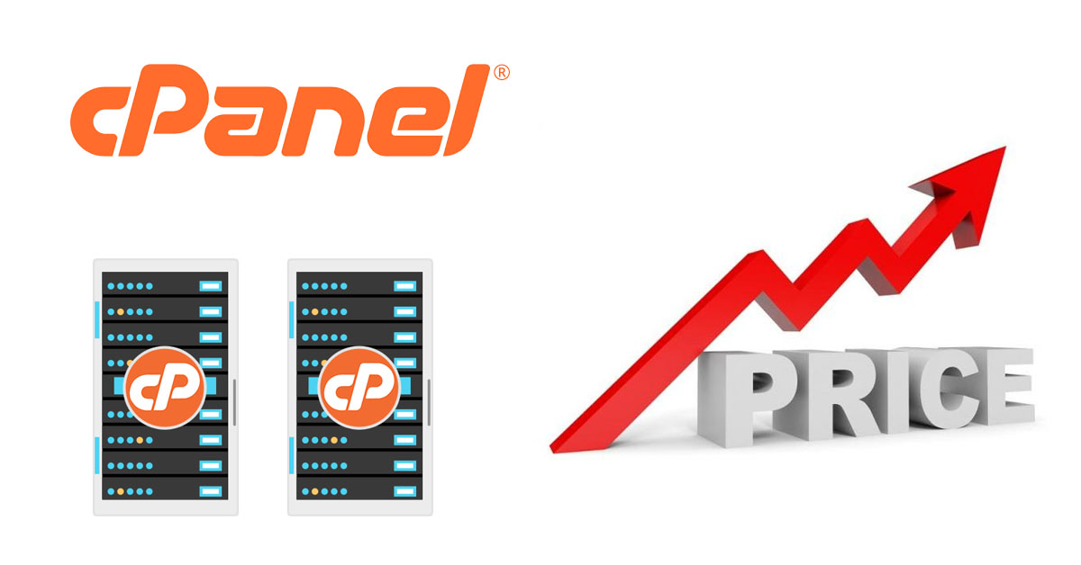 Price increase in cpanel
